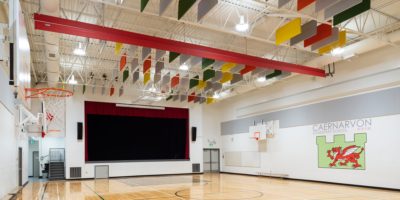 Caernarvon Elementary School gymnasium