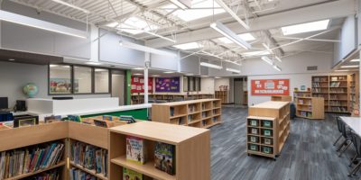 Caernarvon Elementary School library