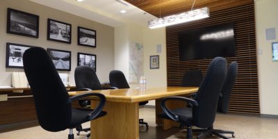Chris Page and Associates interior boardroom