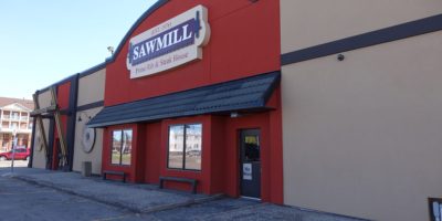 Sawmill Restaurant exterior front entrance