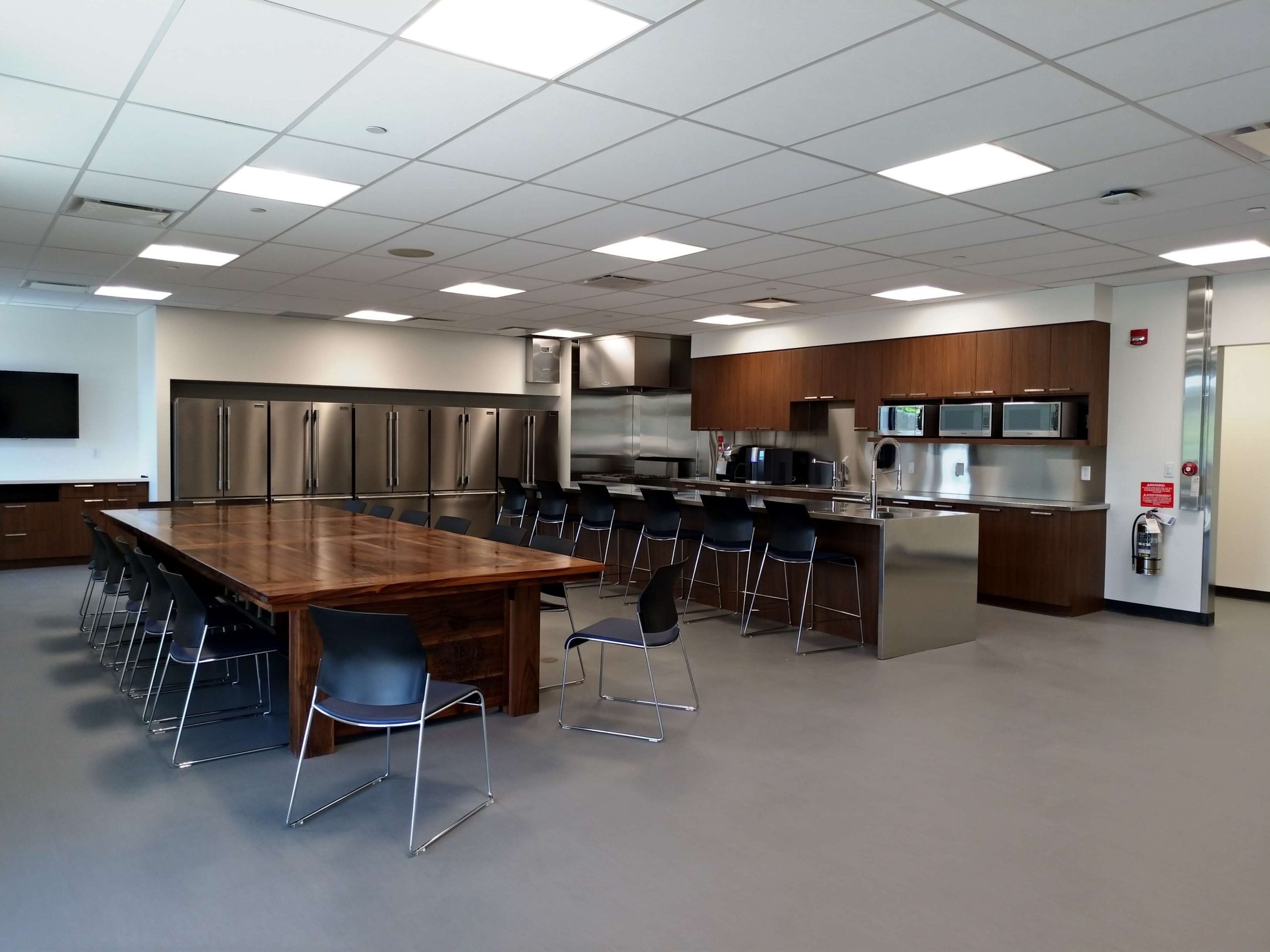 Spruce Grove Protective Services interior kitchen and meeting room