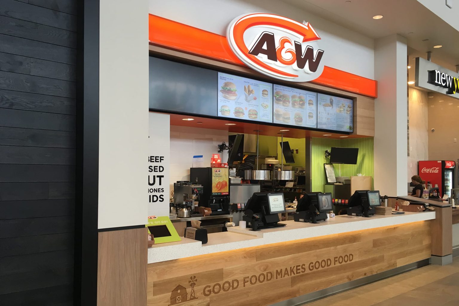 A&W Restaurant at the EIA Premium Outlet Collection Restaurant FitUp