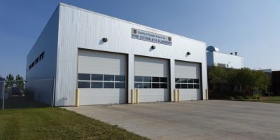 Clairmont Fire Station No14 exterior bays