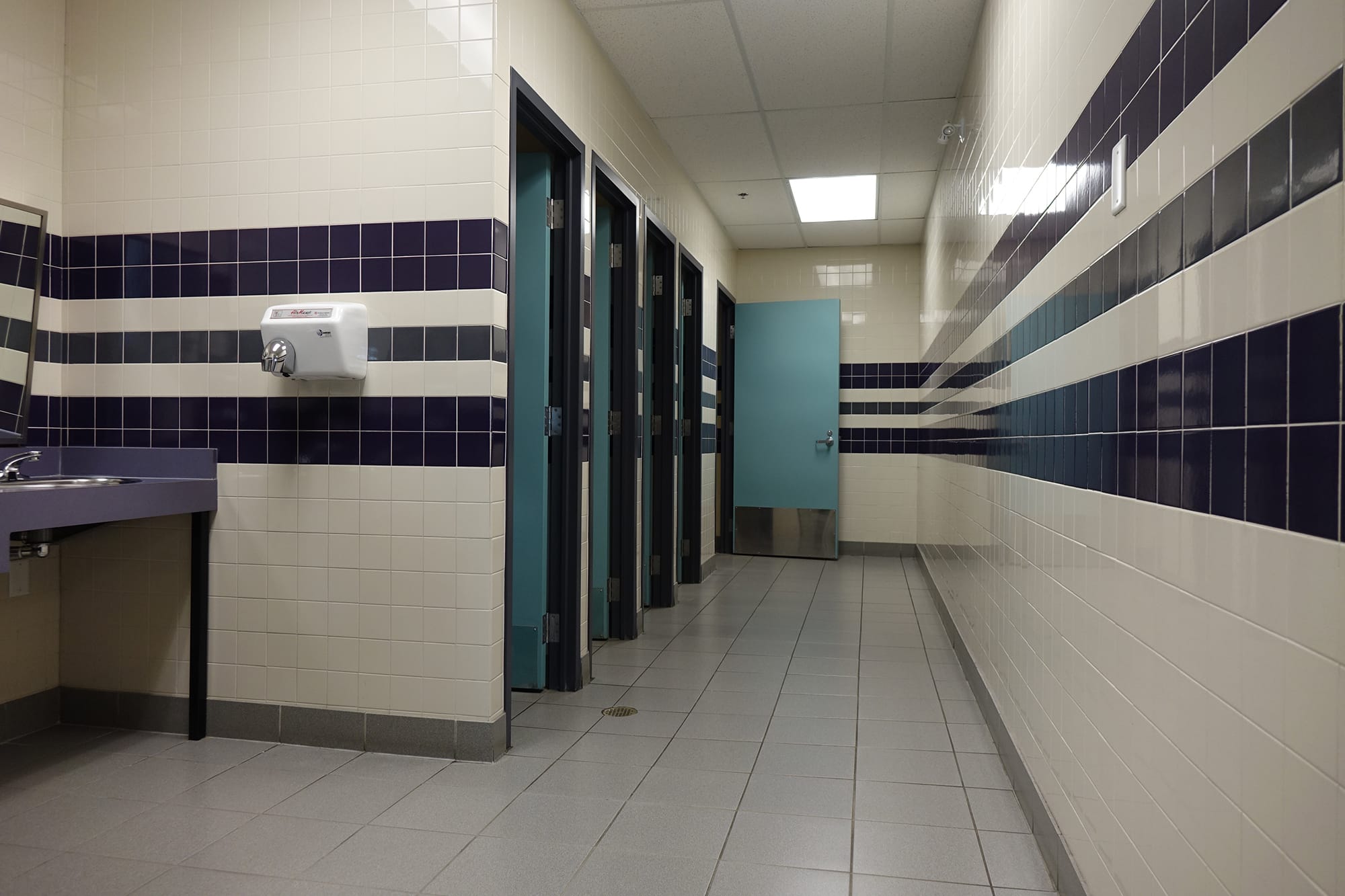 Derek Taylor Public School interior bathroom