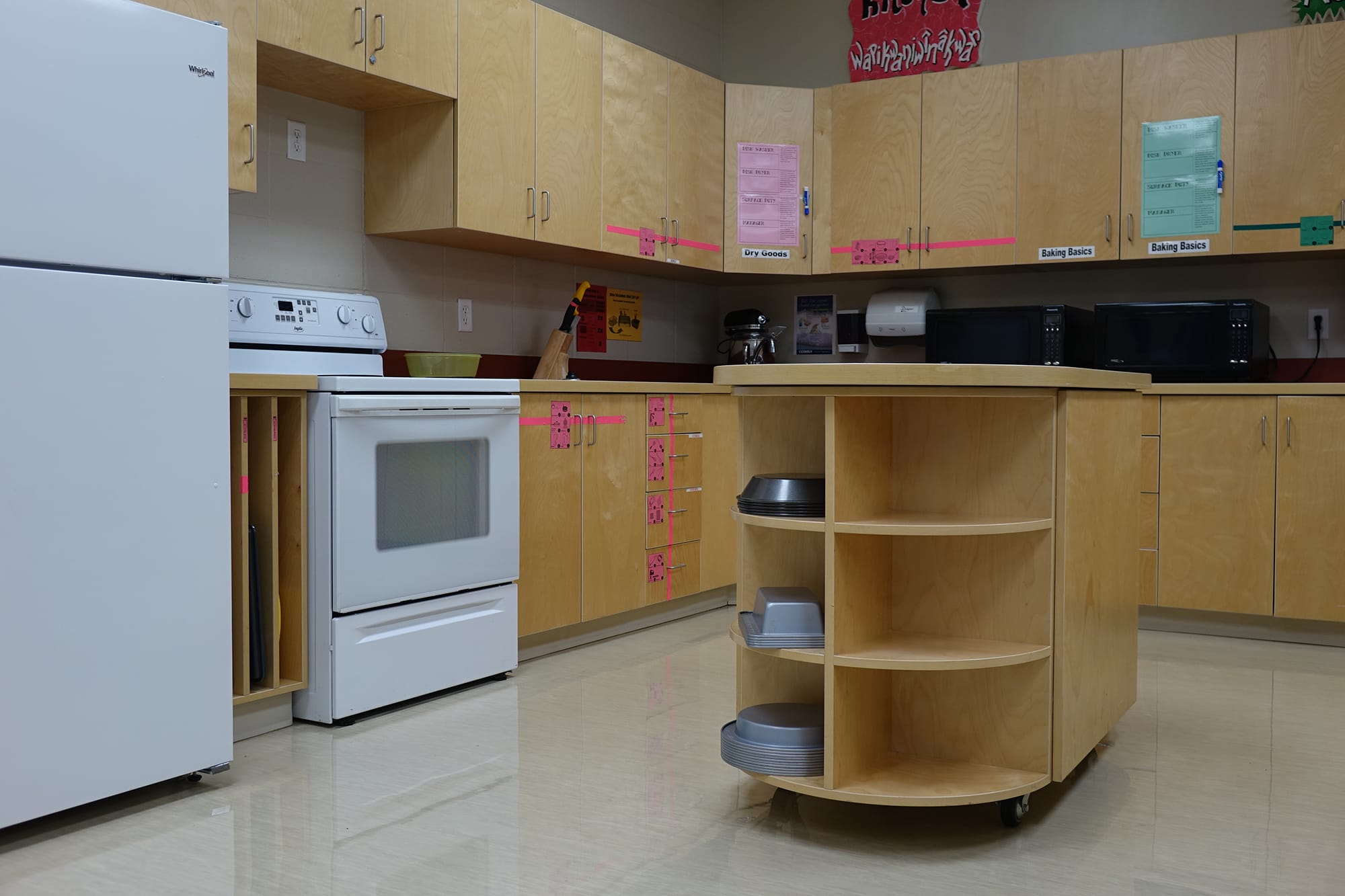 Derek Taylor Public School kitchen lab