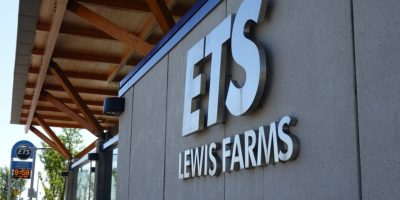 Lewis Farms Transit Centre sign