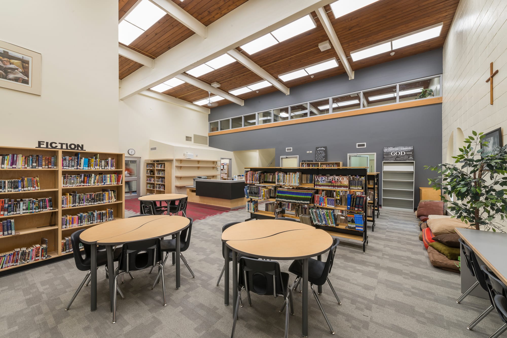 Our Lady of Mount Pleasant School interior library