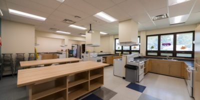 Our Lady of Mount Pleasant School interior cooking lab