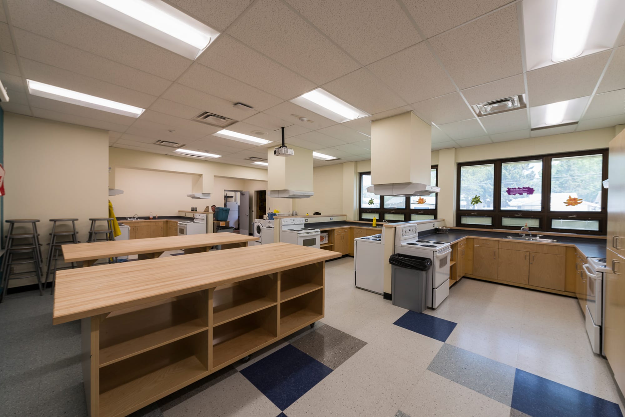 Our Lady of Mount Pleasant School interior cooking lab