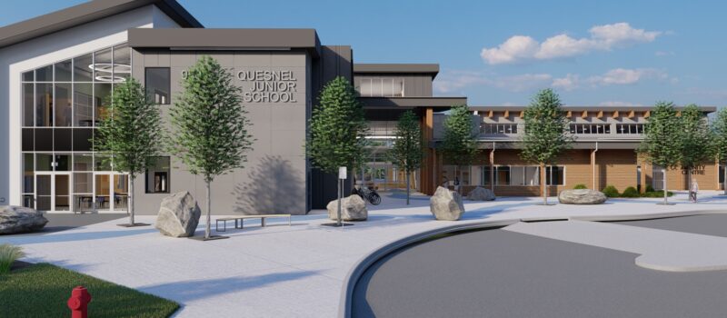 Quesnel Junior School Exterior Architect Rendering