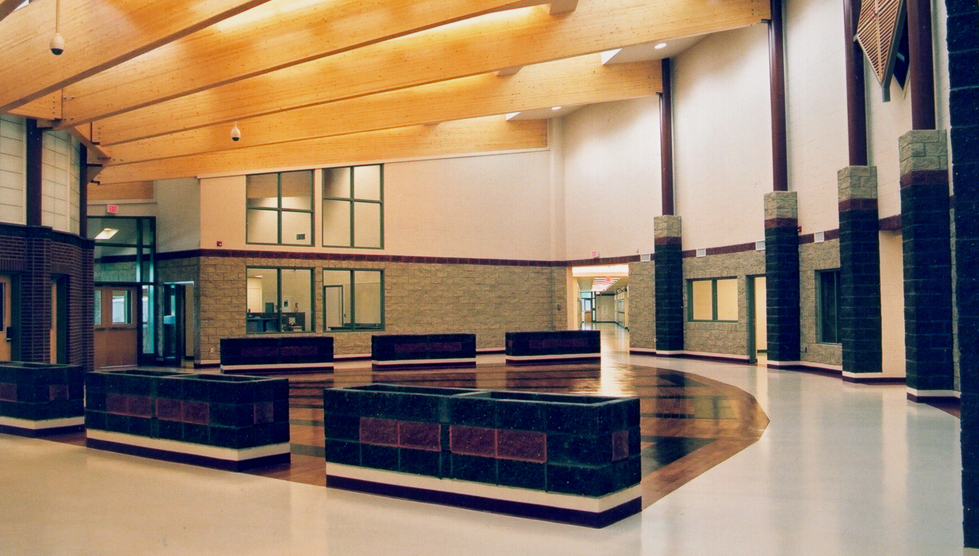 Chateh Community School interior