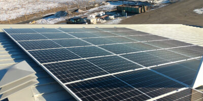 Claystone Waste Administration Building Solar Install 2