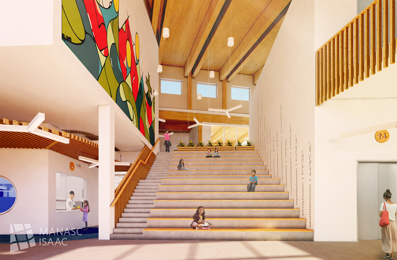 Saddle Lake Elementary School - Architect Rendering 1