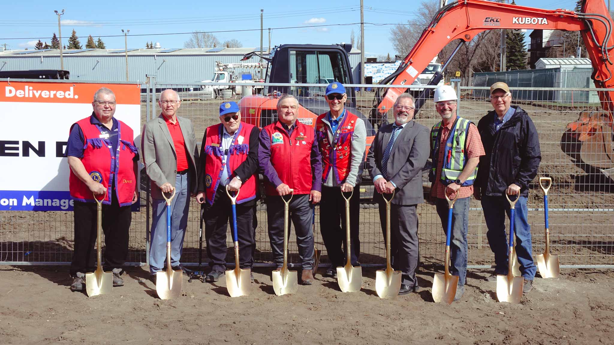 Shovels are in the ground at Dale Fisher Expansion project. 