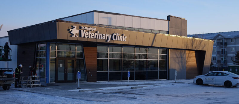 JEN COL Construction Project Tri-Municipal Veterinary Clinic Spruce Grove Alberta