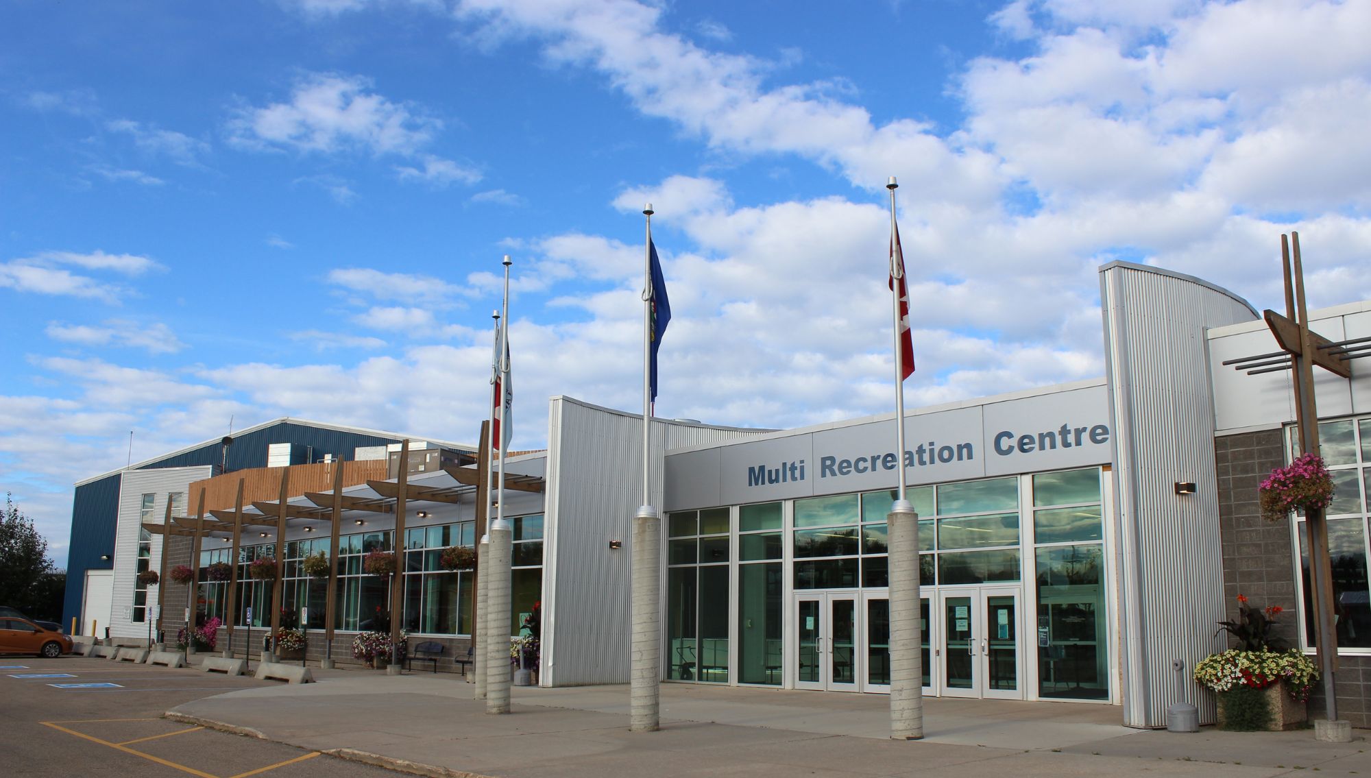 Exterior View of Slave Lake Multi-Rec Centre.