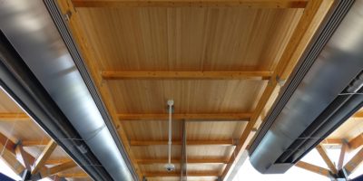 Lewis Farms Transit Centre ceiling and heating