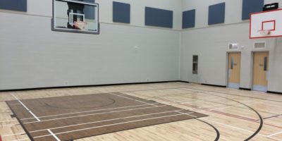 Robert W Zahara Public School interior gymnasium