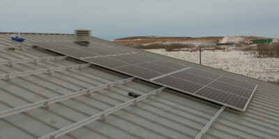Claystone Waste Administration Building Solar Install 3