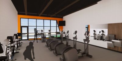 Community Centre Fitness Facility.