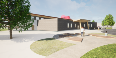 Exterior Siding Rendering of Driftpile Health Centre