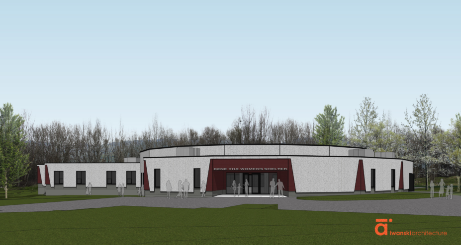 Dene Tha' Women's Shelter Rendering.